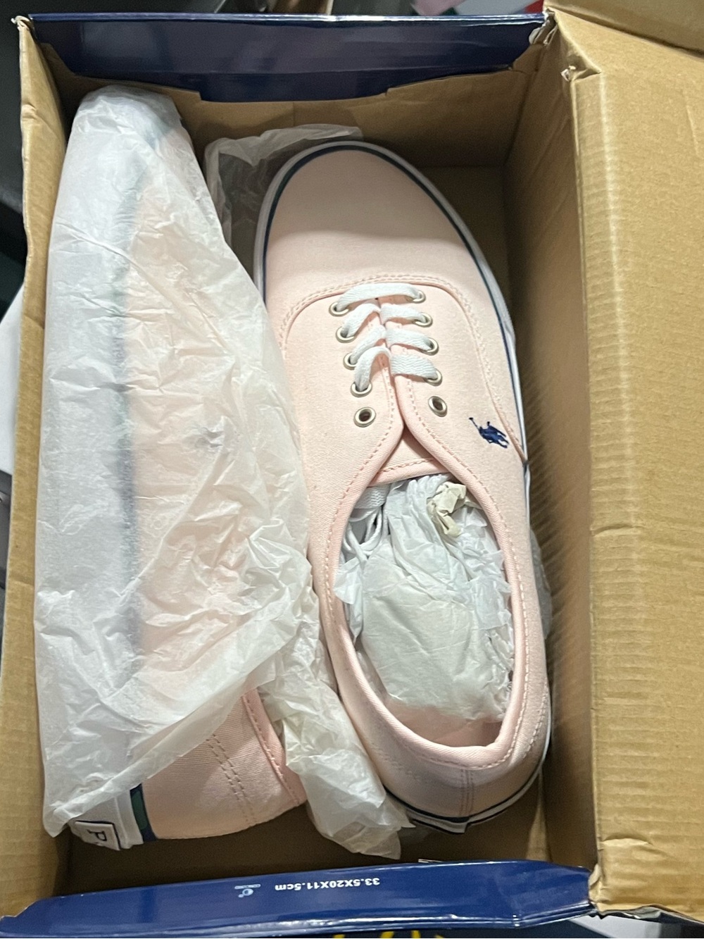 Polo Ralph Lauren Pink Canvas Sneakers - Picture 3 of 3